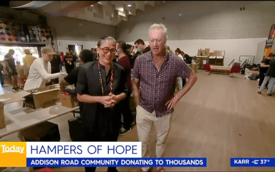 The Today Show at Hampers of Hope 2022